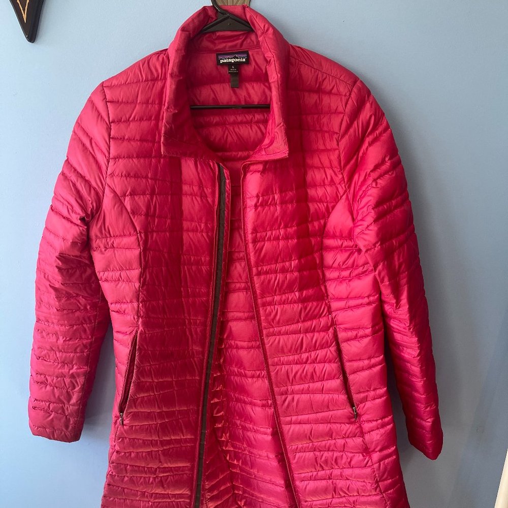 PATAGONIA Parka Duck Down Insulation Pink L